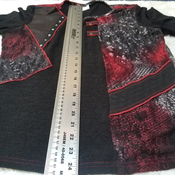 VEX Collection Scoop Neck Lace Sweater Long Sleeve - Picture 9 of 9